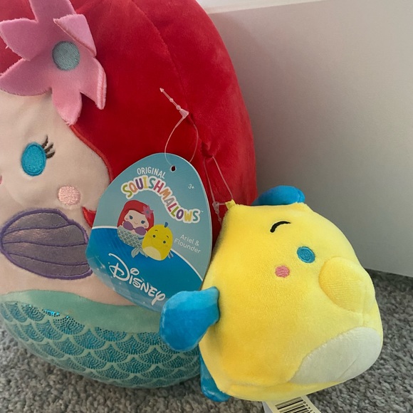 Ariel and Flounder Duo Squishmallow - Picture 2 of 2